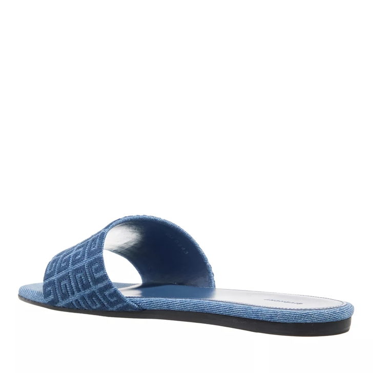 Denim on sale slide sandals