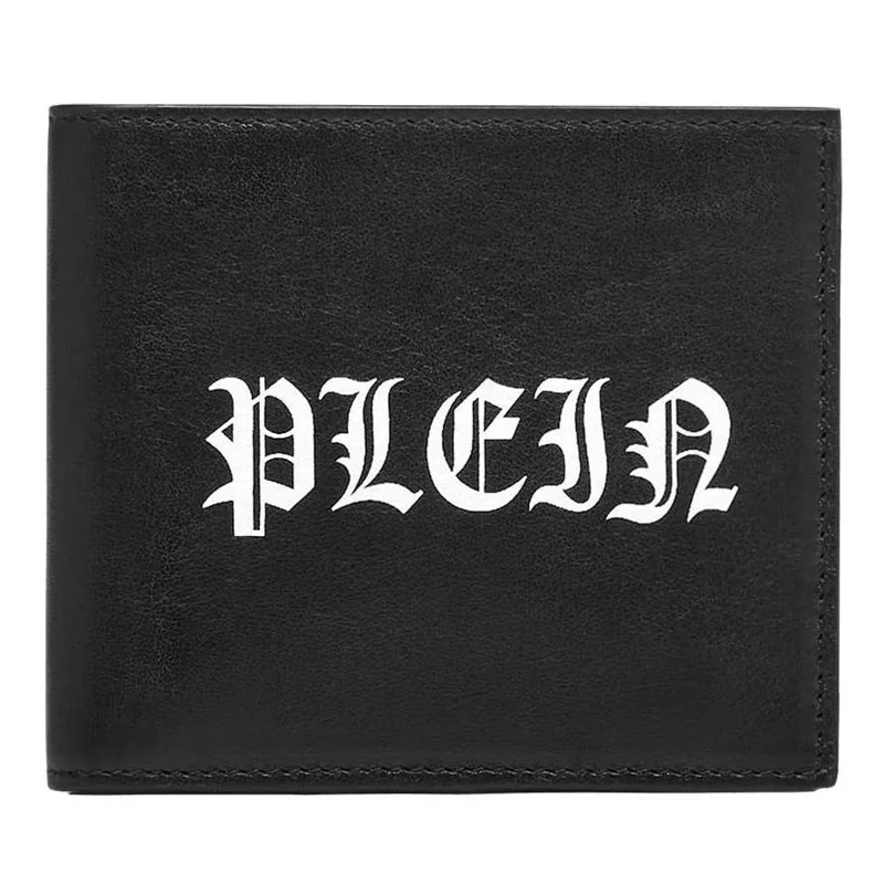 Philipp Plein Bi-Fold-Portemonnaie Geldbörse Gothic Plein schwarz