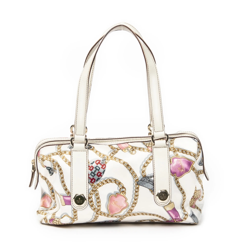 Gucci Crossbody Bag Charmy Boston offwhite