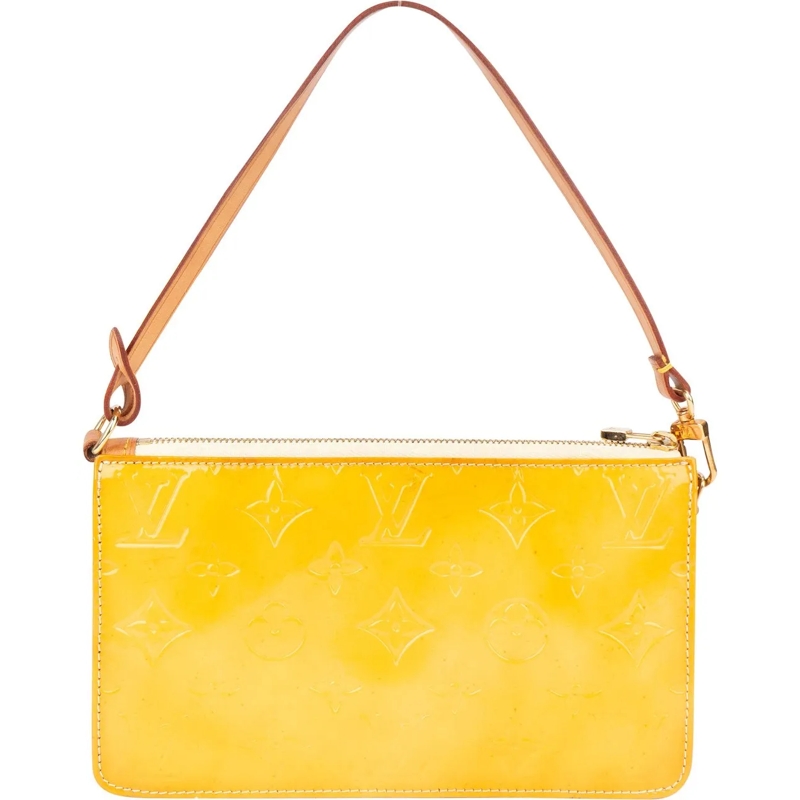Louis Vuitton Schultertasche Louis Vuitton Yellow Vernis Monogram Lexington Han gelb