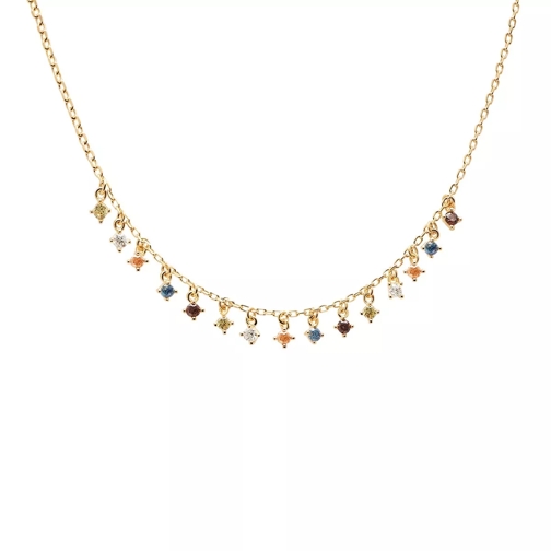 PDPAOLA Necklace Willow Yellow Gold Short Necklace