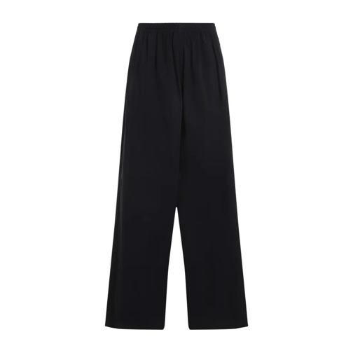 Balenciaga  Baggy Blue Cotton Pants Black