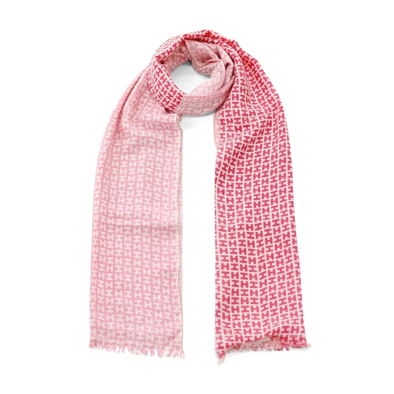 Hemisphere Wollschal Tuch aus Kaschmir & Seide pink