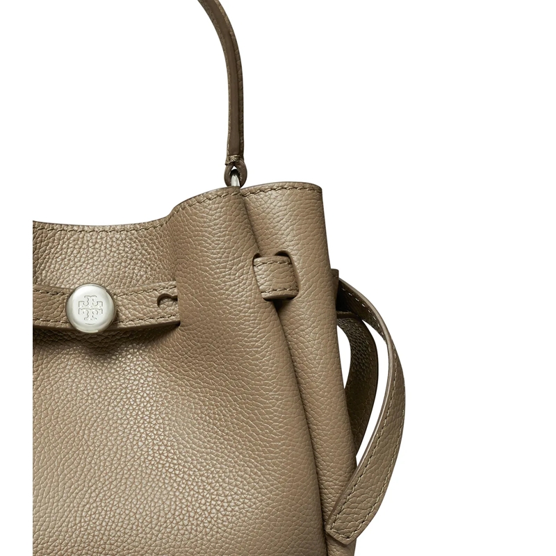 Tory Burch Bucket Bag Romy Mini Bucket Bag Wild Mushroom(Image 2)