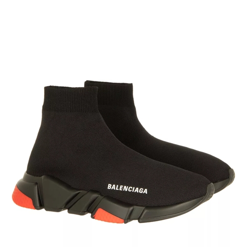 Balenciaga Speed LT Knit Sneaker Black/Red/White Slip-On Sneaker