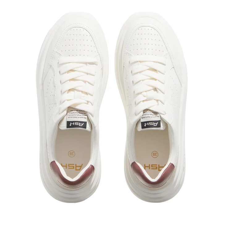 Platform white sneakers hotsell