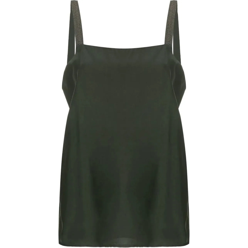 Fabiana Filippi  top darkgreen mehrfarbig