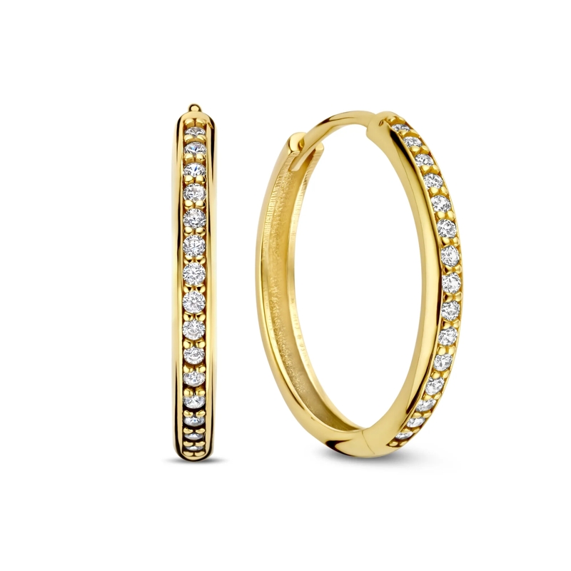Isabel Bernard Créoles Le Marais Merle 585 Gold Ohrringe Gold
