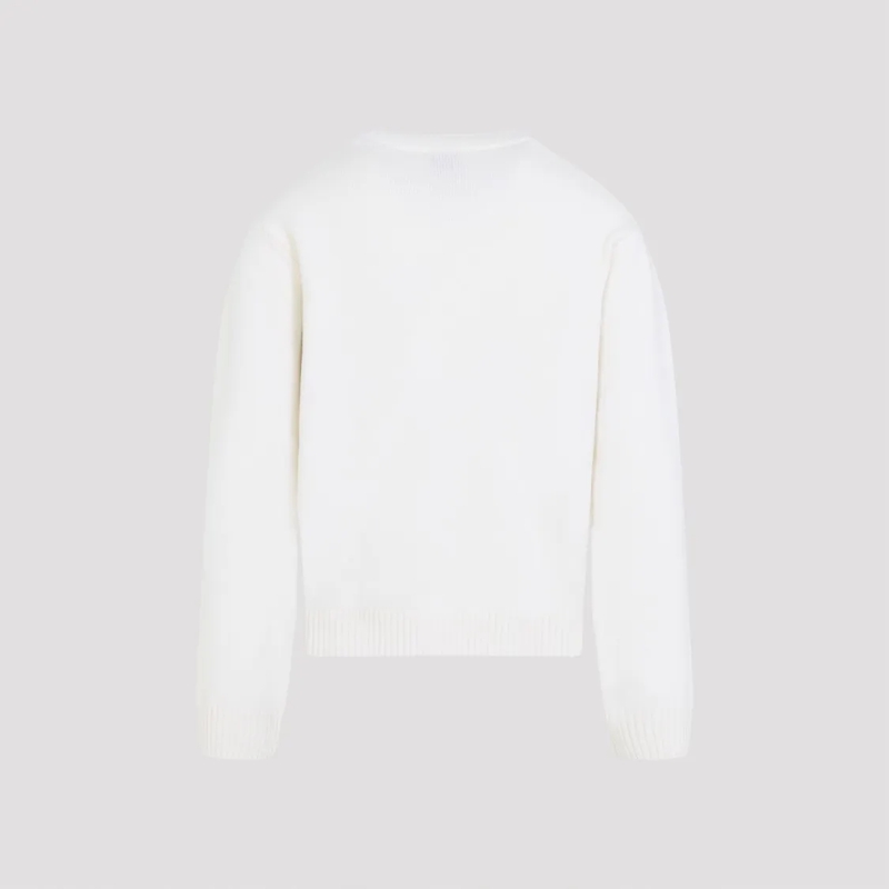 Casablanca Pullover Bosozuku White Logo Crewneck Sweater White