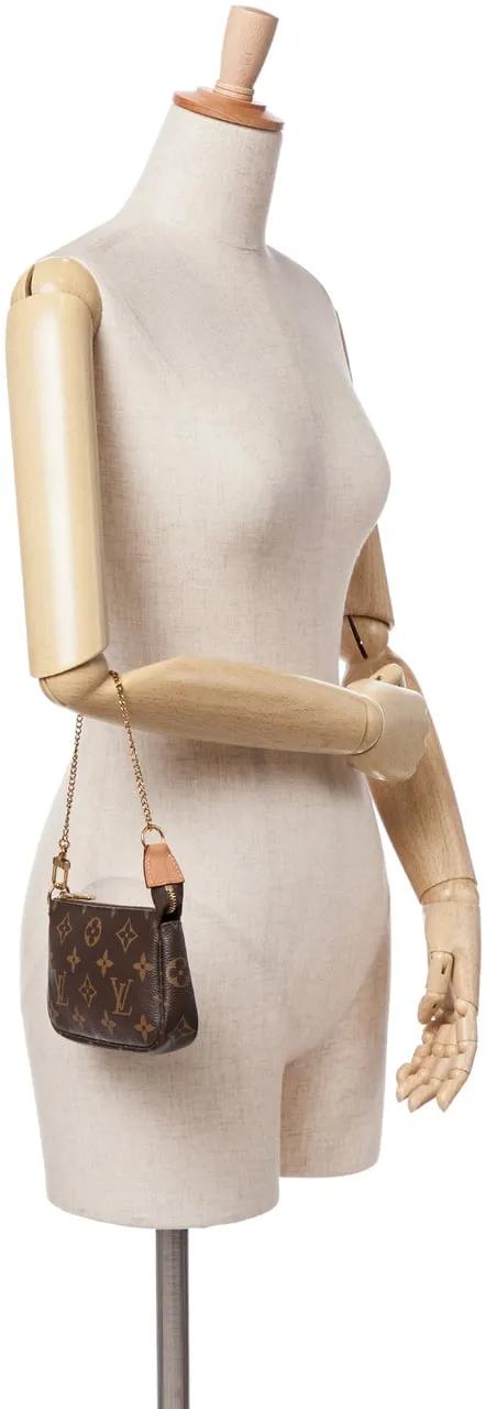Thumbnail - Louis Vuitton Crossbody Bags - 2020 Monogram Mini Pochette Accessoires - Gr. unisize - in Braun - für Damen