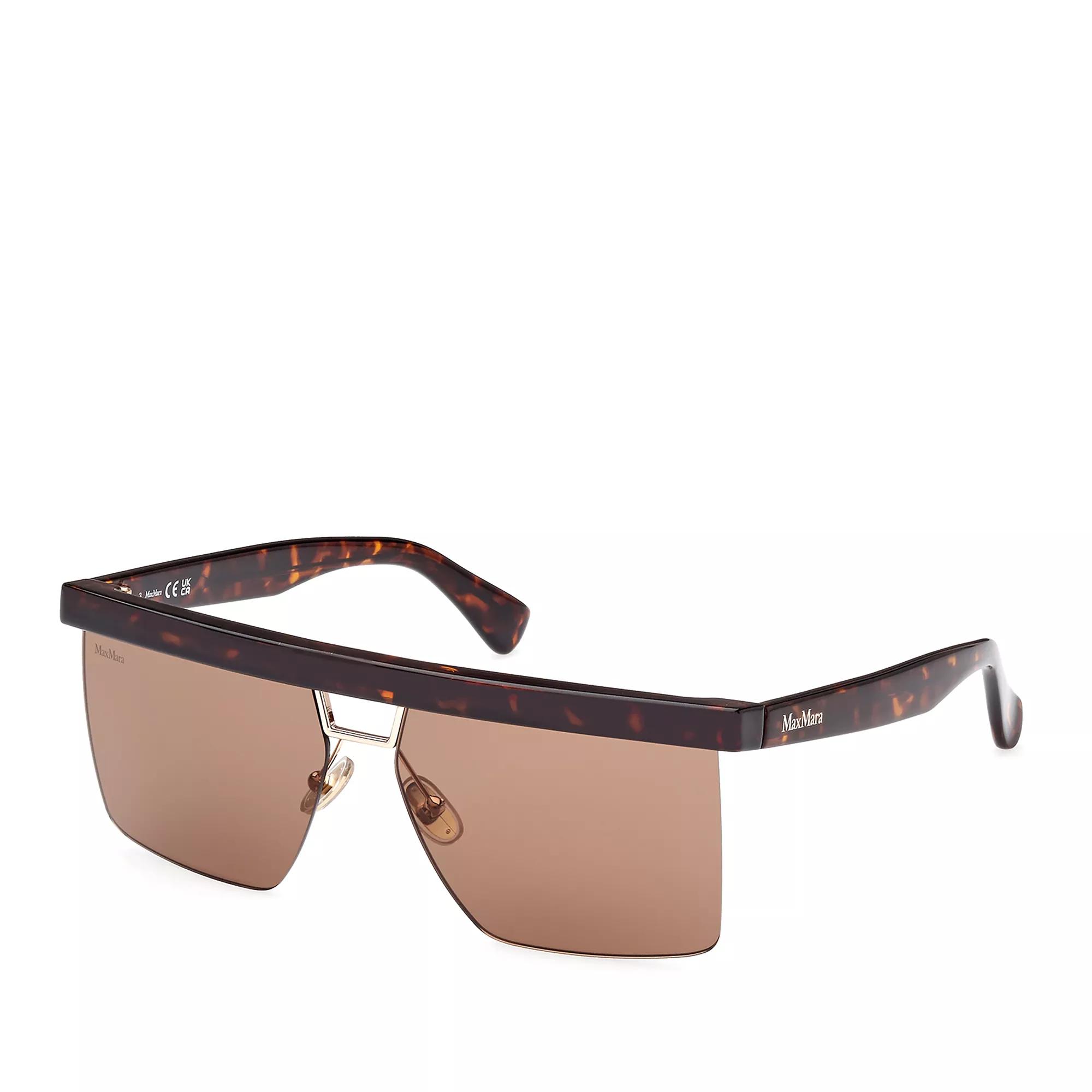 Max Mara Sonnenbrille - Flat1 - Gr. unisize - in Braun - für Damen