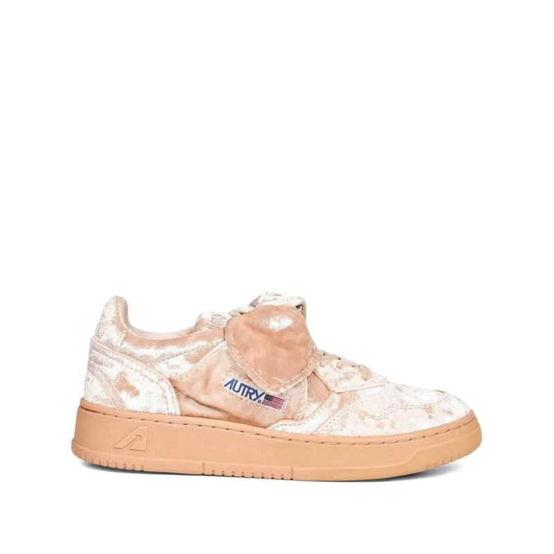Autry International Lage-top sneaker Medalist Low Bow 'Velvet' Sneakers Neutrals