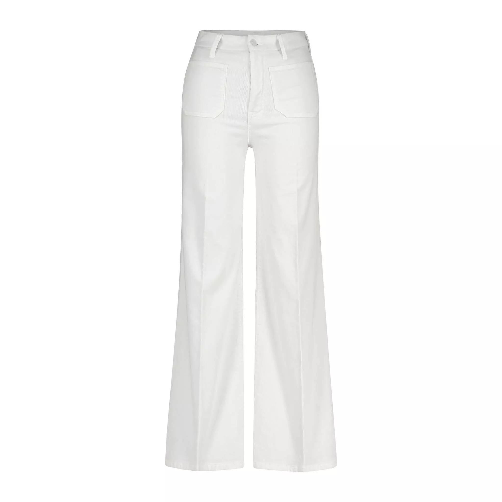 Mother - Flared Jeans mit aufgesetzten Taschen 477019162873 - Größe 29 - white