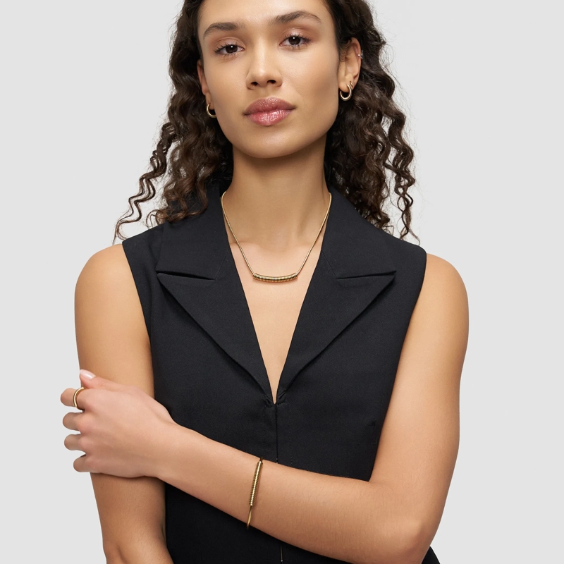 Liebeskind Berlin Ring Edelstahl Twist gold(Image 2)