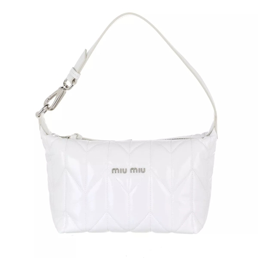 Miu Miu Miu Spirit Ciré Mini Bag  White Pochette
