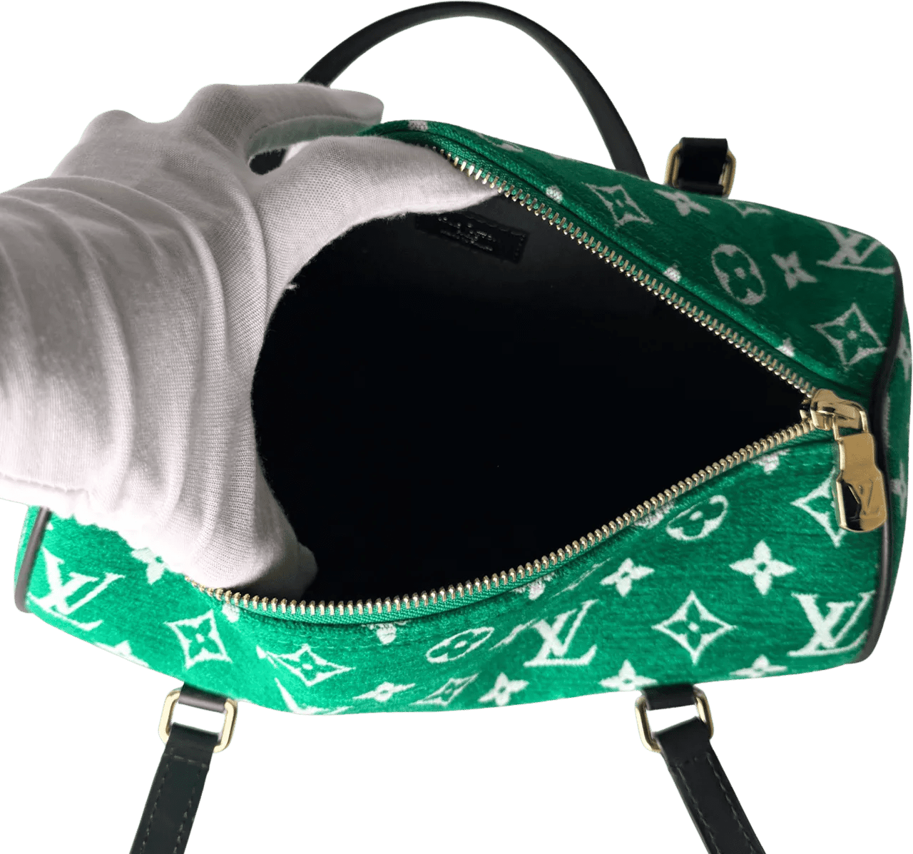 Thumbnail - Louis Vuitton Hobo Bags - Louis Vuitton Papillon Trunk 26 Samt Monogram Grun - Gr. unisize - in Grün - für Damen