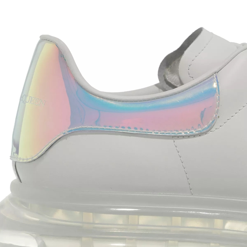 Alexander McQueen Low-Top-Sneaker Oversized Clear Sole Sneakers Leather White/Multi(Image 2)