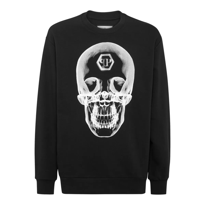 Philipp Plein Top Sweatshirt schwarz