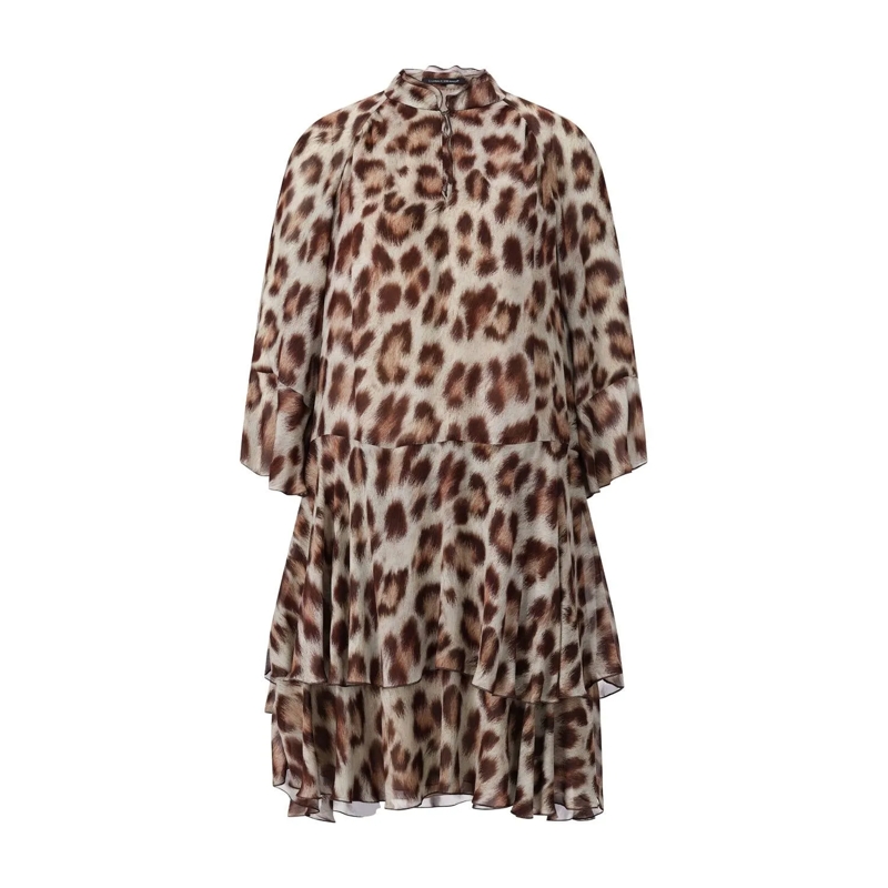 Luisa Cerano Kleid Kleid mit Animal-Print the artistic animal print