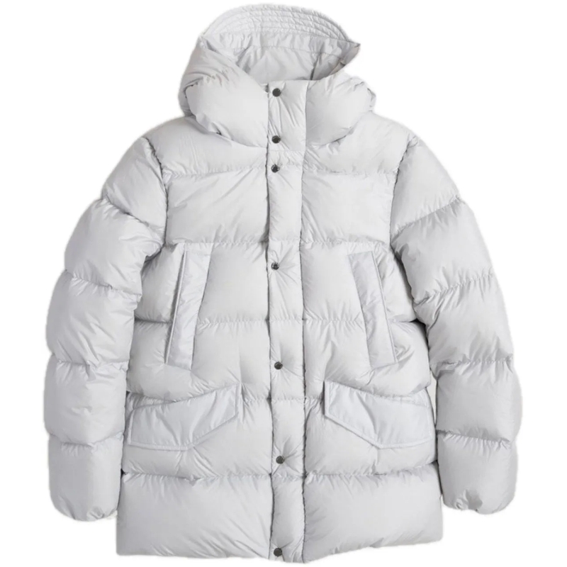 Woolrich Daunenjacke Cloud Davis Parka Dry Gray grau