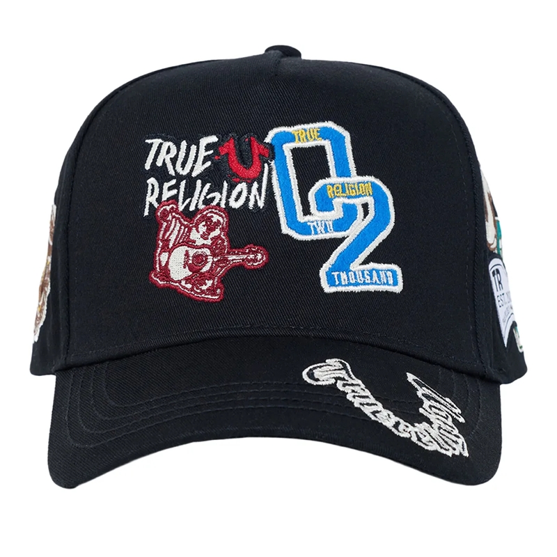 True Religion Hut - Verstärktes Schild- Verstellbare Riemen am Hint schwarz