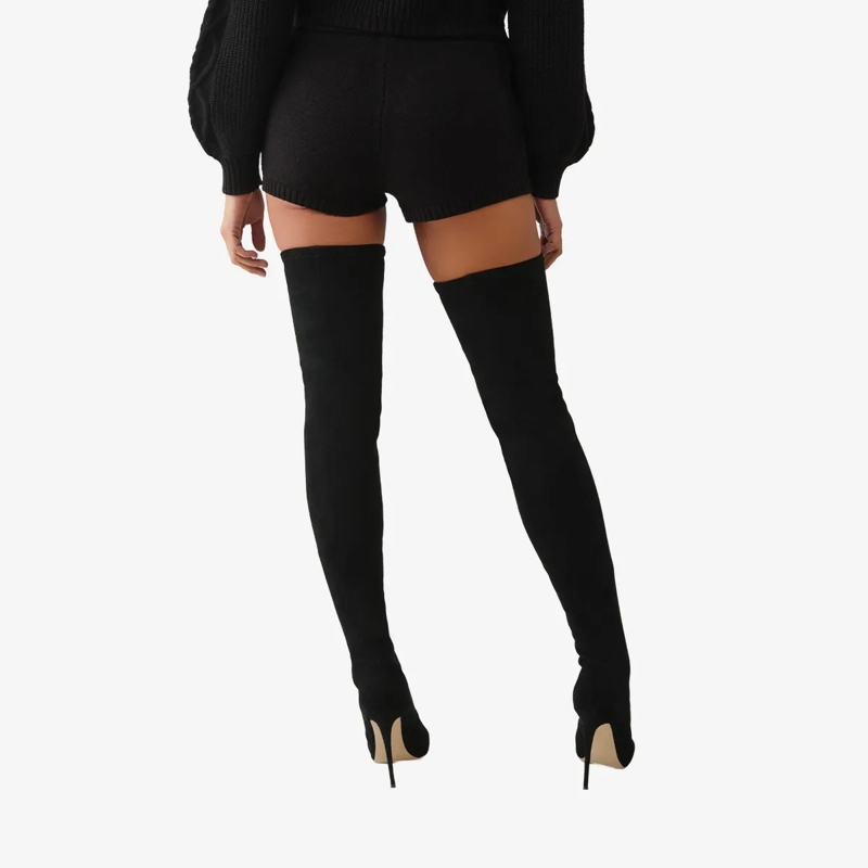 True Religion Shorts Sweatshorts EMBROIDERED schwarz(Image 5)