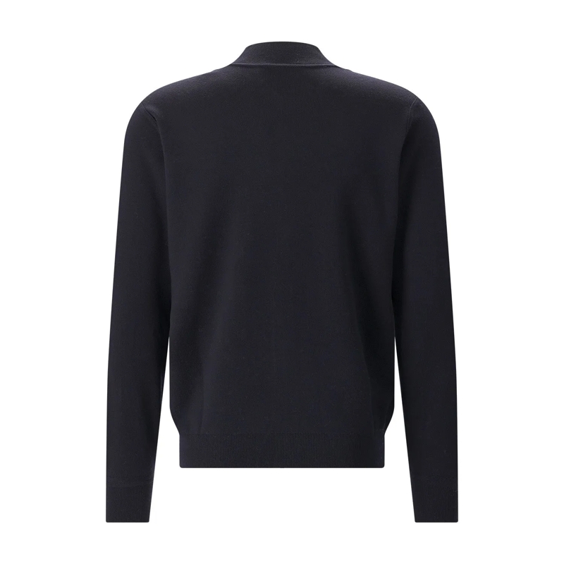 FILIPPO DE LAURENTIIS Cardigan Strickjacke aus Merinowolle dunkelblau(Image 2)