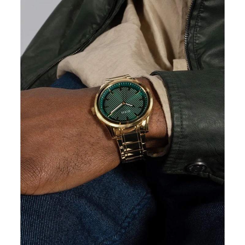 Guess Quarzuhr Quarz-Analoguhr Dex gold(Image 5)