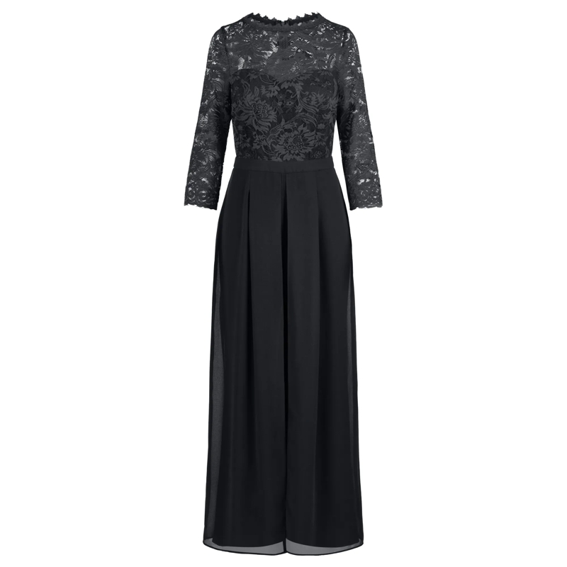 Apart Jumpsuit Abendoverall schwarz