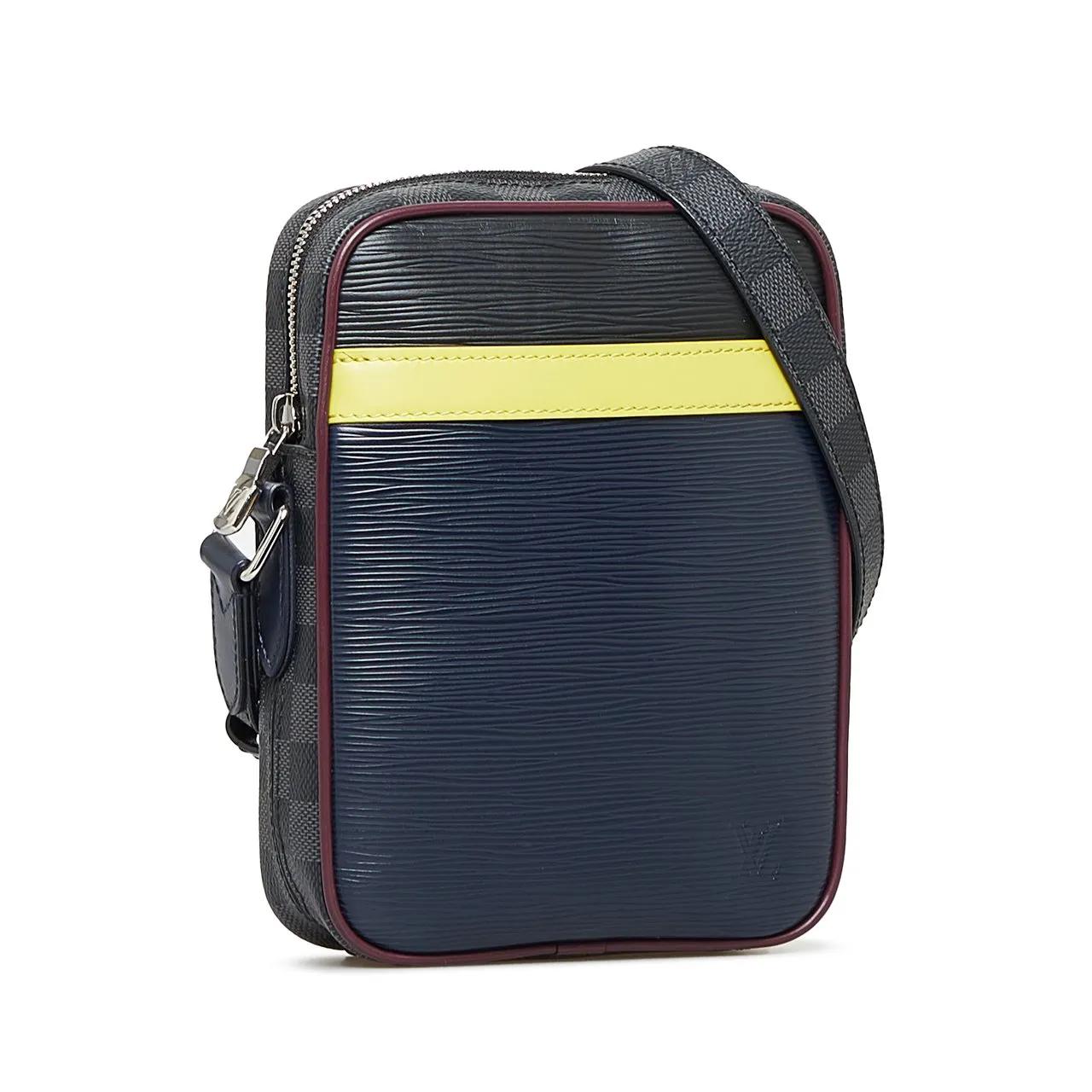 Thumbnail - Louis Vuitton Hobo Bags - Epi Damier Graphite Danube Slim - Gr. unisize - in Schwarz - für Damen