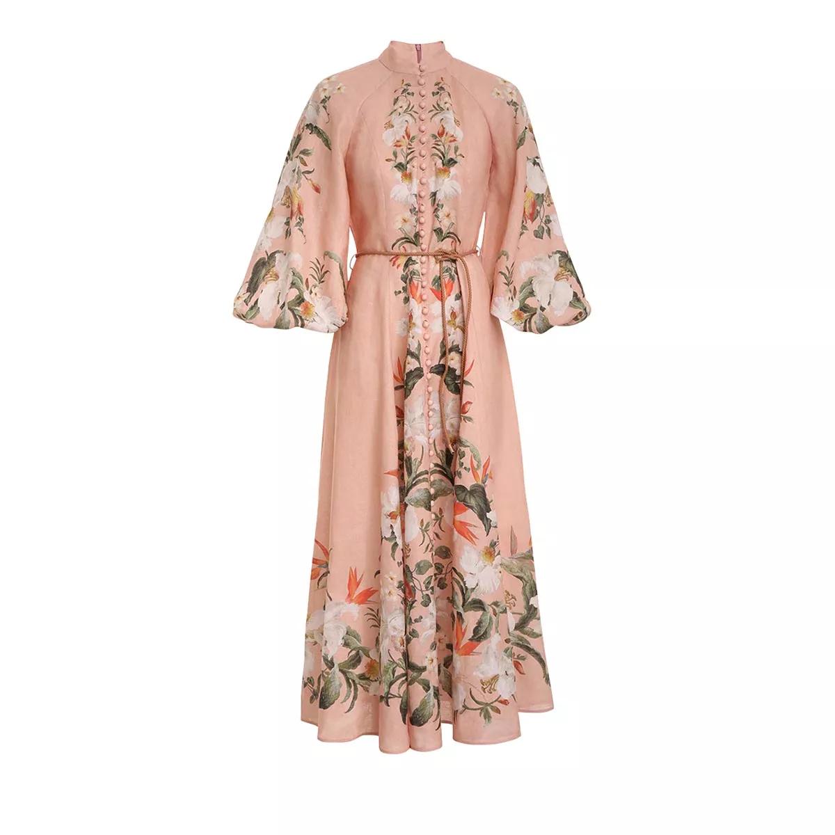 Zimmermann - Lexi Billow Long Kleid - Größe 1 - multi