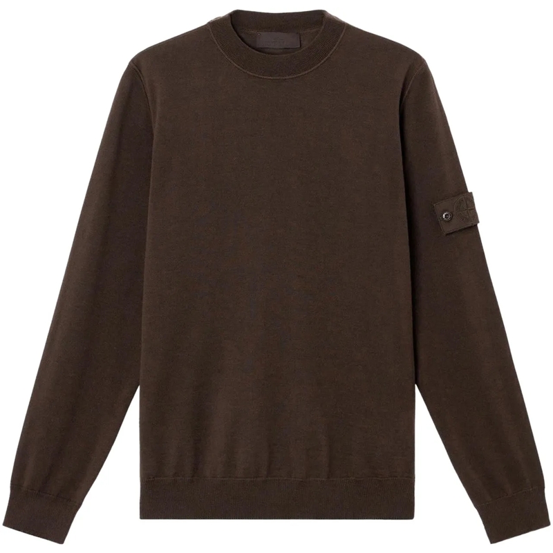 Stone Island Polohemd Heren Logo Patch Poloshirt Grijs grau