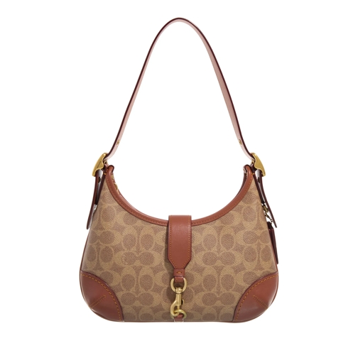 Coach Hobo Bag Chain Signature Hampton Hobo B4/Tan Caramel