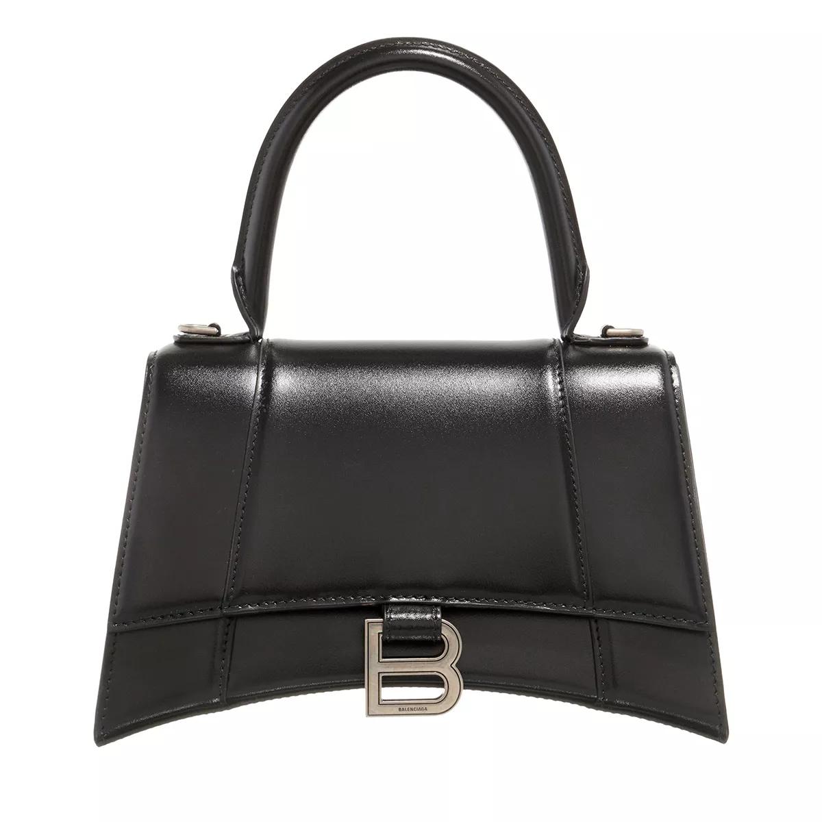 Saint Laurent Mini Cassandra Leather Top Handle Bag In 1112 Storm