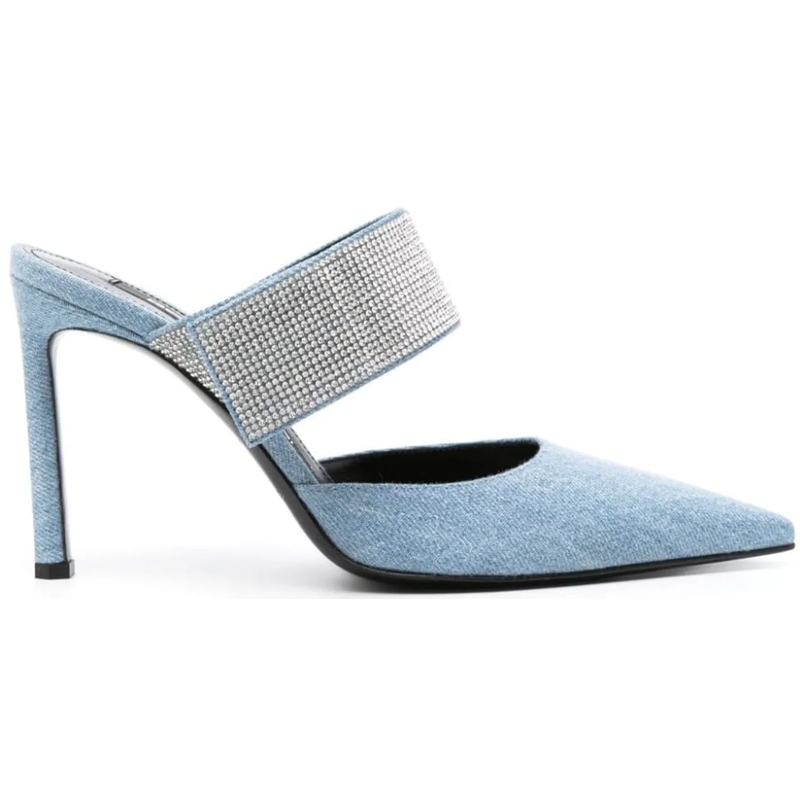 sergio rossi Sandalen Sandals Bluecrystal blau