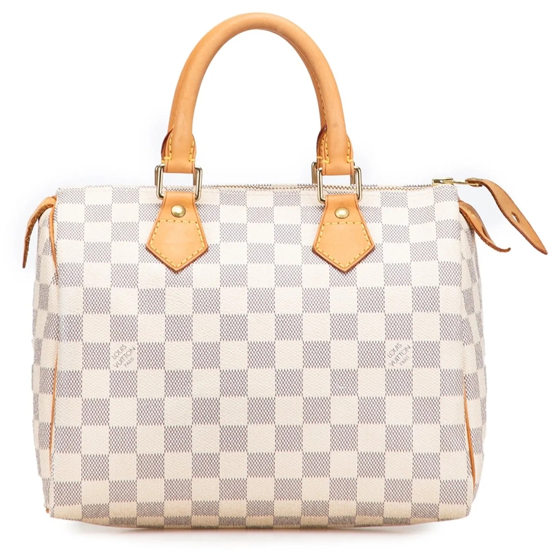 Louis Vuitton Fourre-tout Damier Azur Speedy 25 weiß
