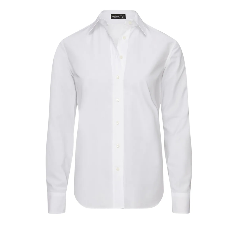 VAN LAACK Bluse Bluse Modern Fit Uni weiss