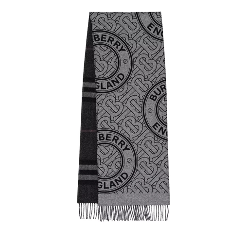 Burberry Revsersible Check and Monogram Scarf Cashmere Multicolor Kasjmier Sjaal