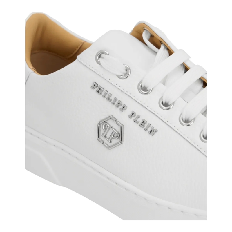 Philipp Plein Low-Top-Sneaker Lo-Top Turnschuhe Hexagon weiss(Image 5)