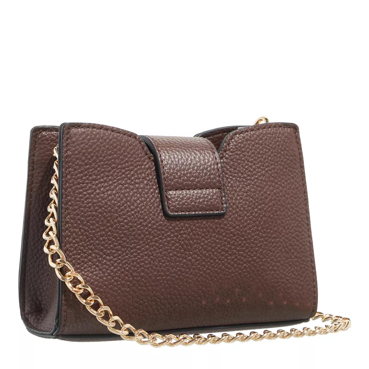 Love Moschino Crossbody bags Safety Leather in bruin