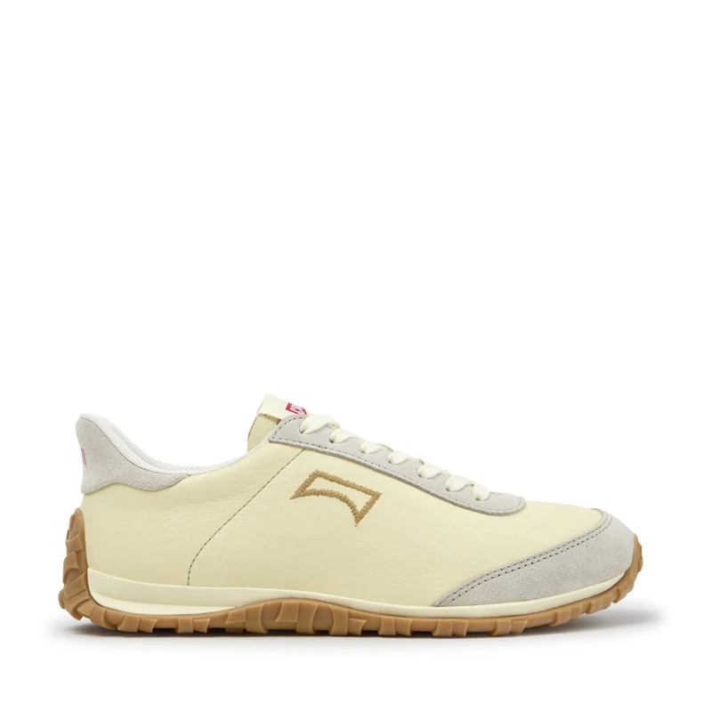 Camper Low-Top-Sneaker - Zertifikat der Leather Working Group- Schuhmach hellbeige