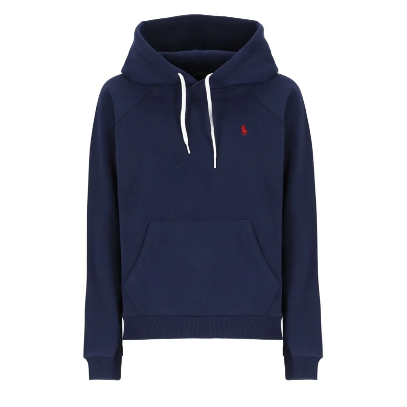 Polo Ralph Lauren  Classic Blue Cotton Hoodie Blue