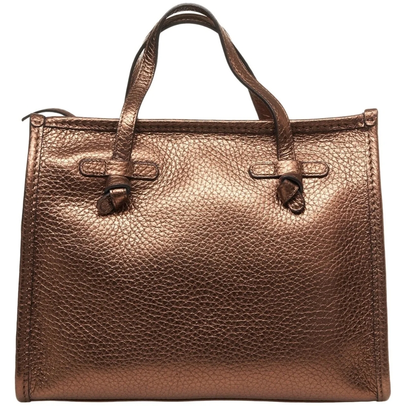 Gianni Chiarini Fourre-tout Grained leather hand bag braun