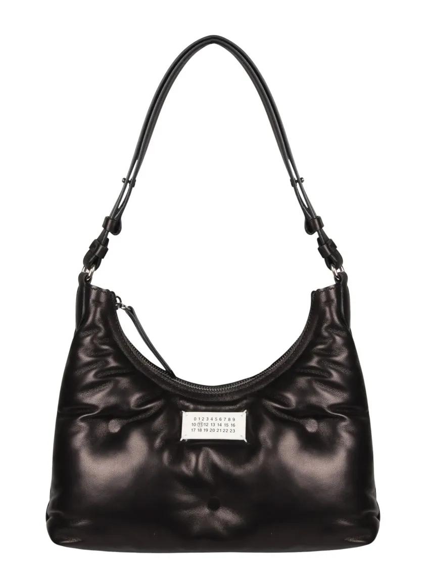 Maison Margiela Shopper - Small Glam Slam Hobo Bag - Gr. unisize - in Schwarz - für Damen