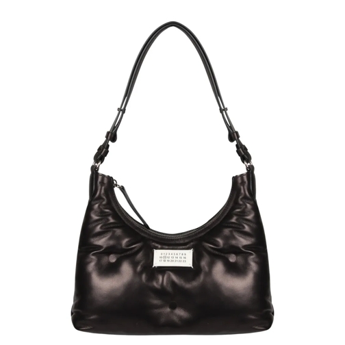 Maison Margiela Schultertasche Small Glam Slam Hobo Bag Black