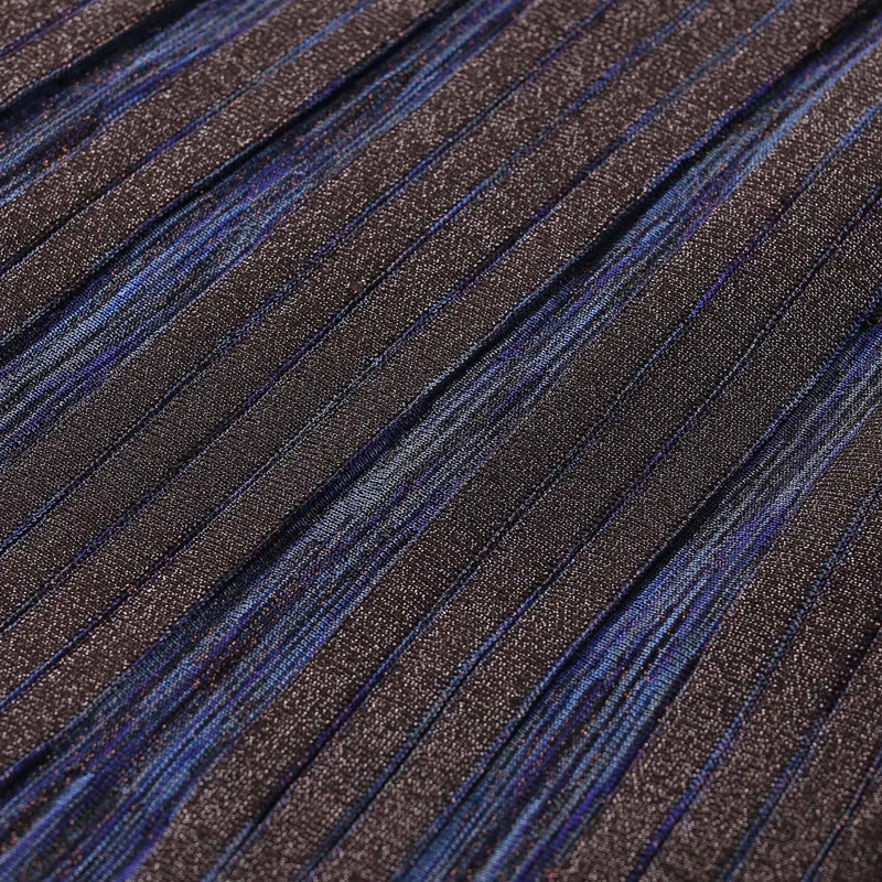 Missoni Robe longue Maxikleid aus Viskose-Mix blau(Image 4)