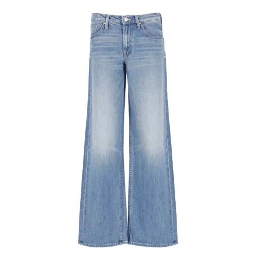 Mother The Down Low Spinner Sneak Jeans Blue 