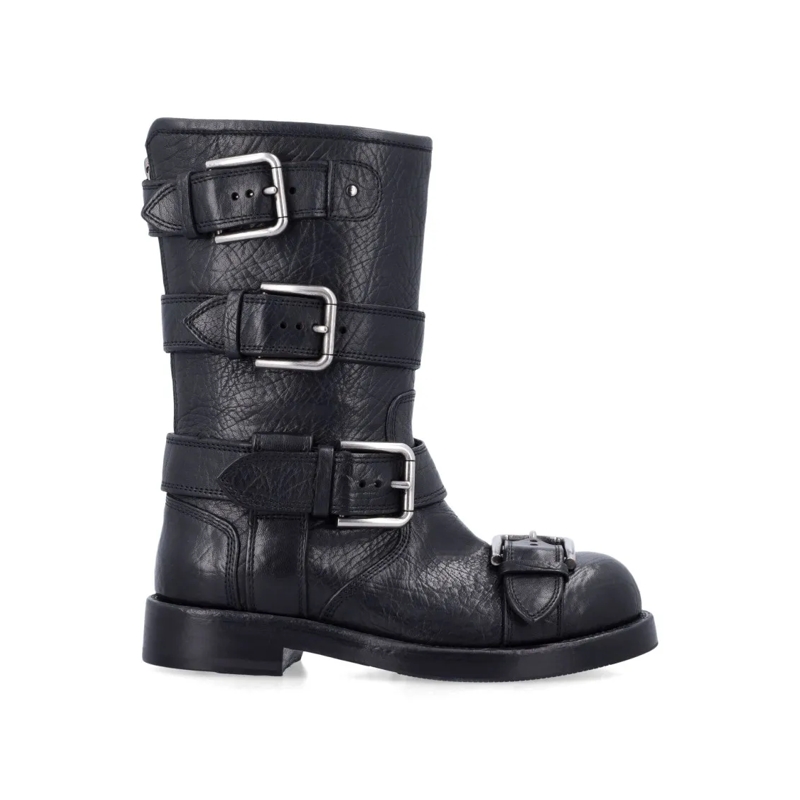 Dolce&Gabbana Bottes Bernini Biker Boot Black