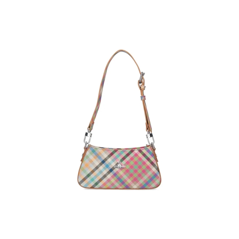 Vivienne Westwood Schultertasche "Tasha" Shoulder Bag In Multicolor Fabric Multicolor