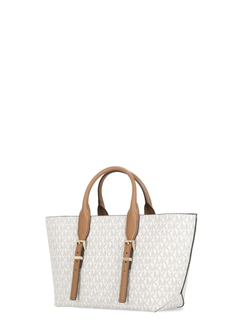 Michael Kors Totes & shoppers Ivory "Moore" Shopping Bag in beige